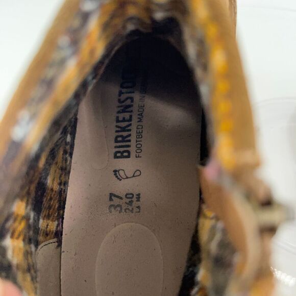 Birkenstock Melrose Ankle Boots Women's Size 37 6 Brown  Suede Leather Side Zip - Picture 13 of 16